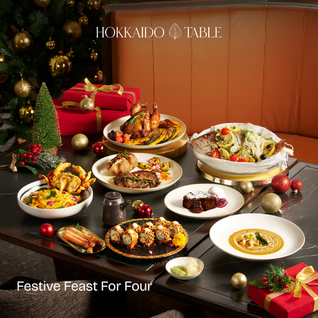 Getha Lux Suite Pass & Hokkaido Table Festive Feast For 4 at TRX