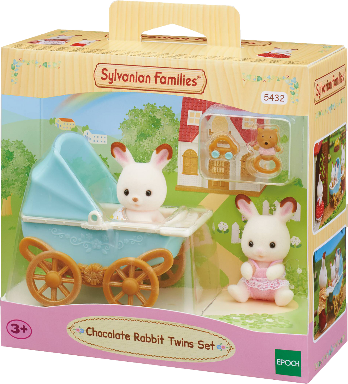 Sylvanian Families Chocolate Rabbit Twin & Ram