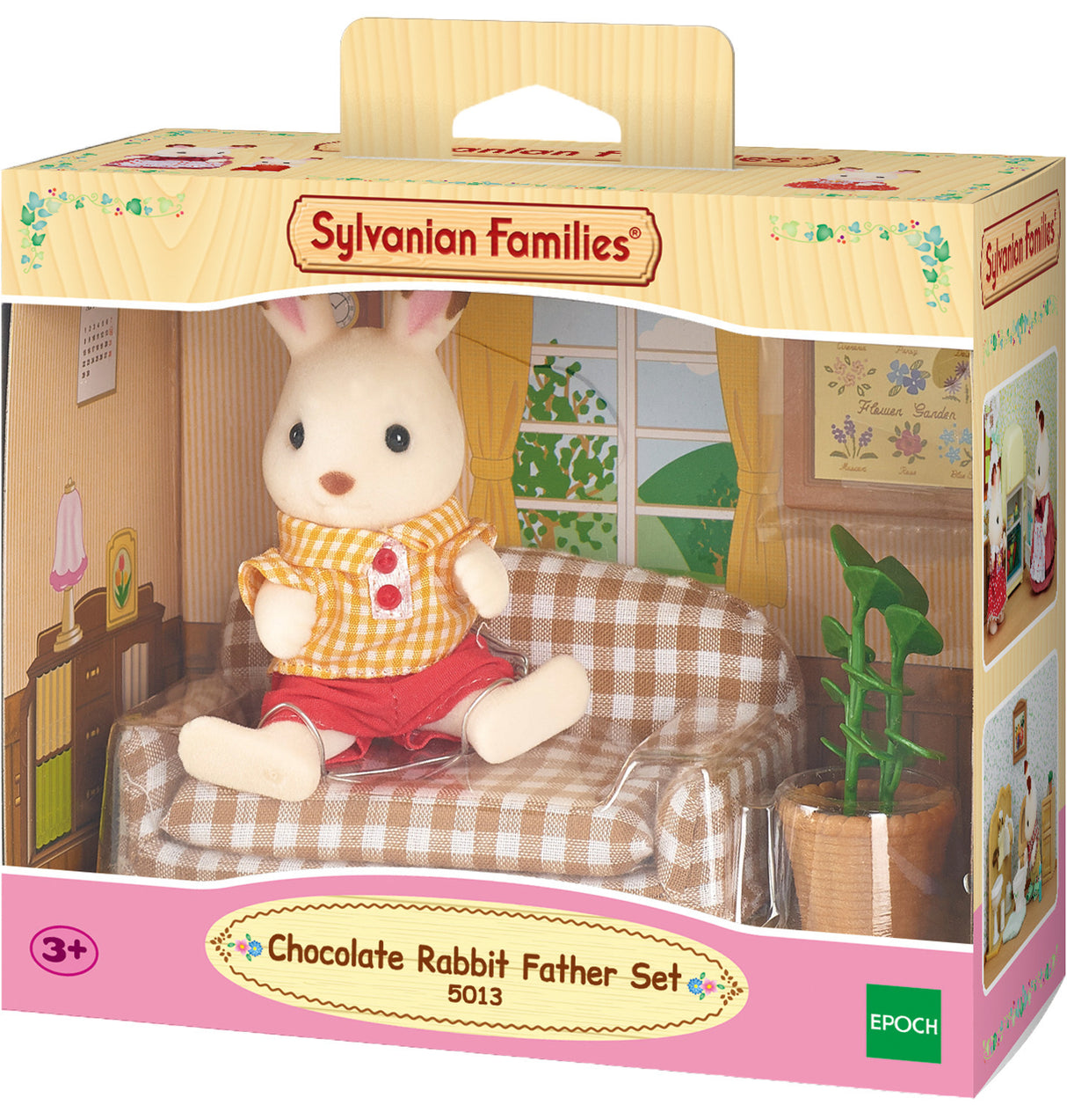 Sylvanian Families Chocolate Rabbit Father & Sette