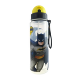 Batman PP Water Bottle With Straw (600ml)