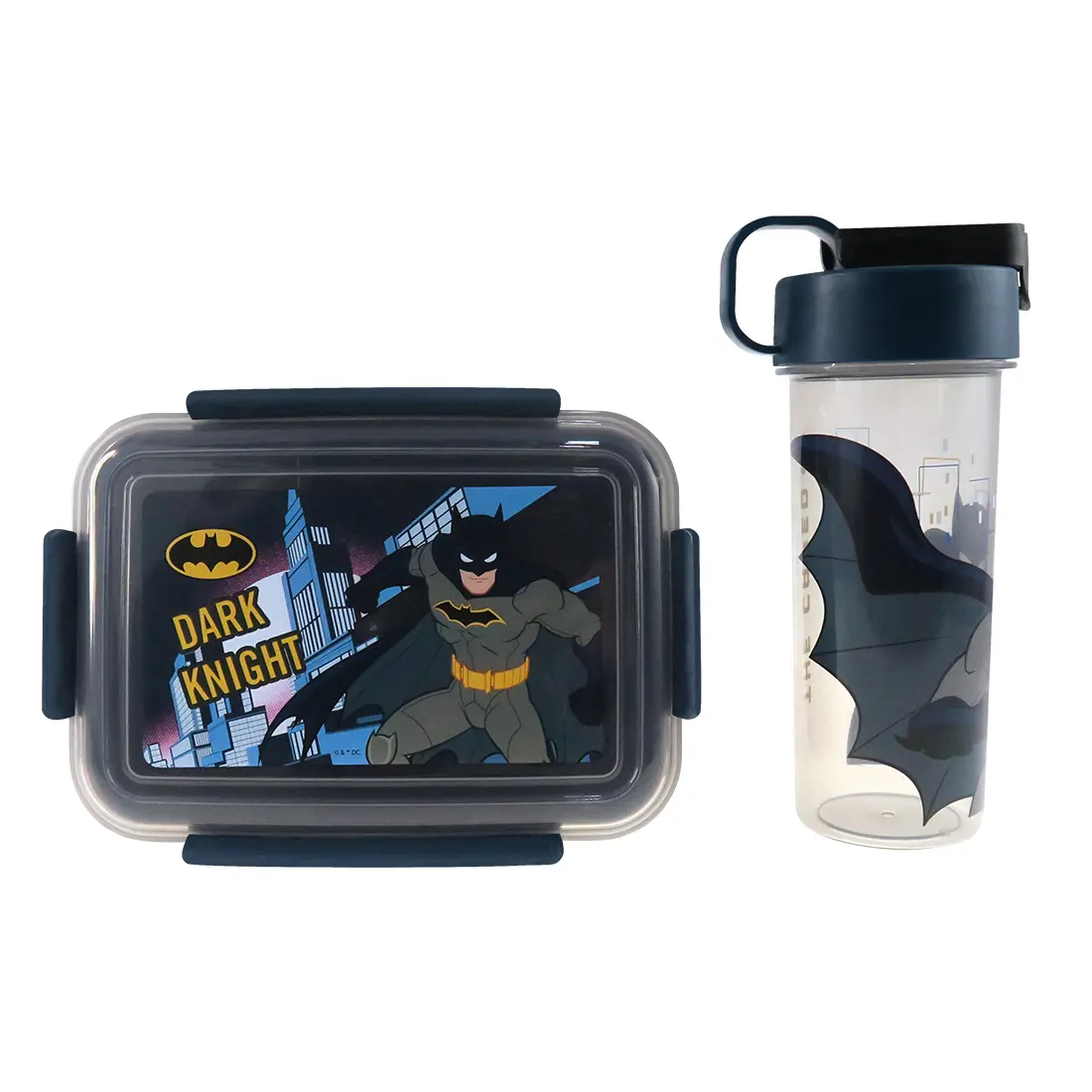 Batman Lunch Box With Drinking Bottle Set