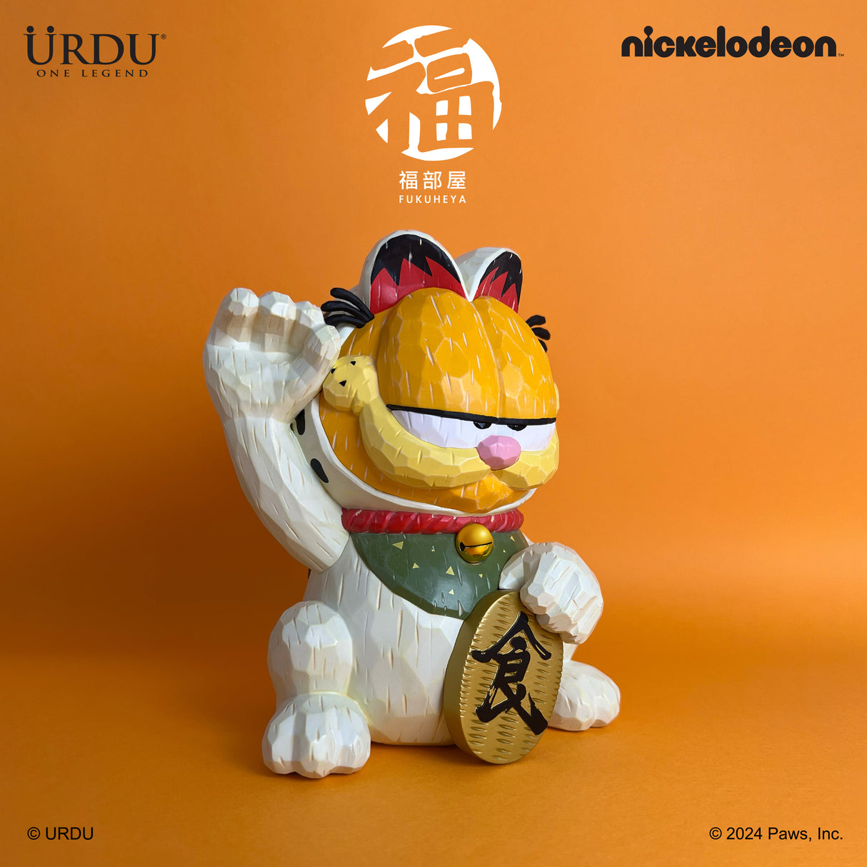 URDU x Nick Fukuheya Maneki Neko - Garfield