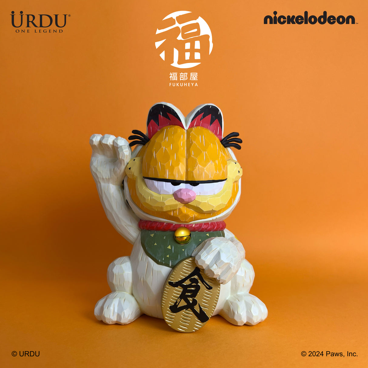 URDU x Nick Fukuheya Maneki Neko - Garfield