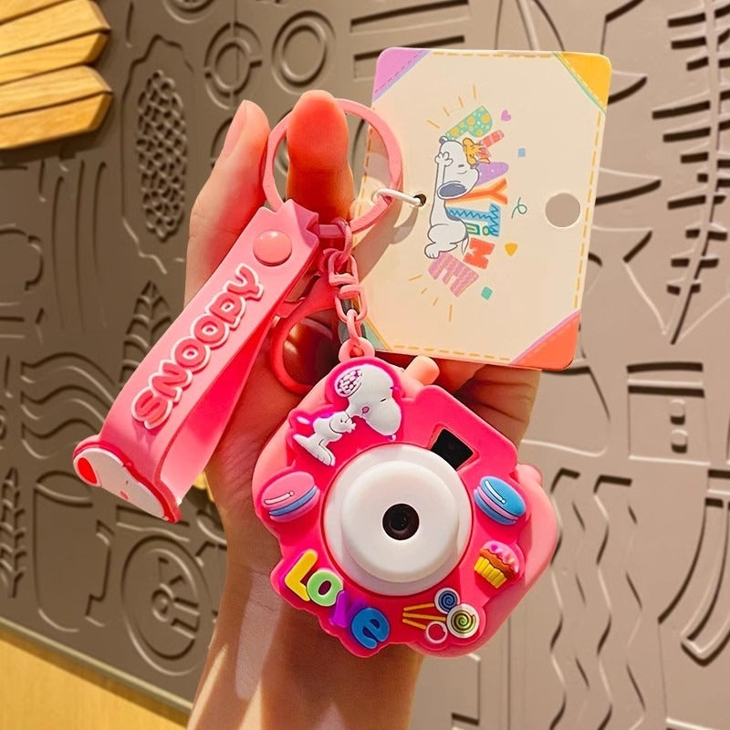 Snoopy Camera Keychain