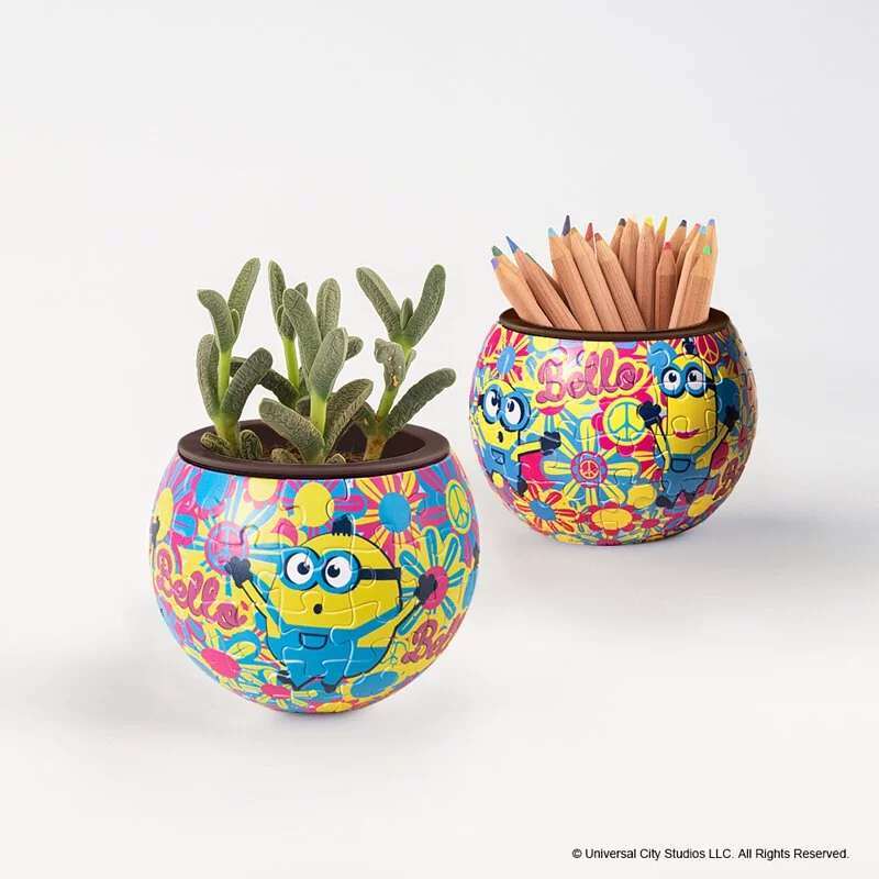 Pintoo Minions Flower Pot 3D Puzzle