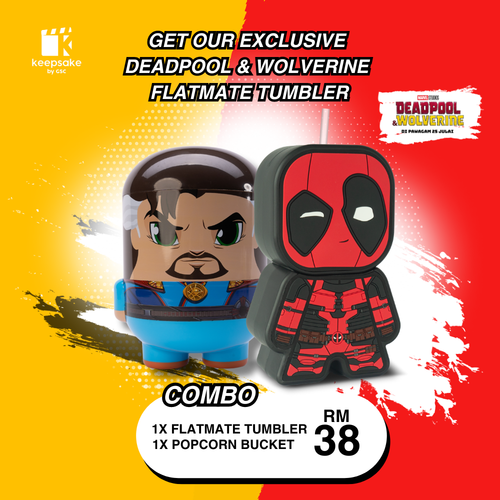 Deadpool & Wolverine Flatmate Tumbler