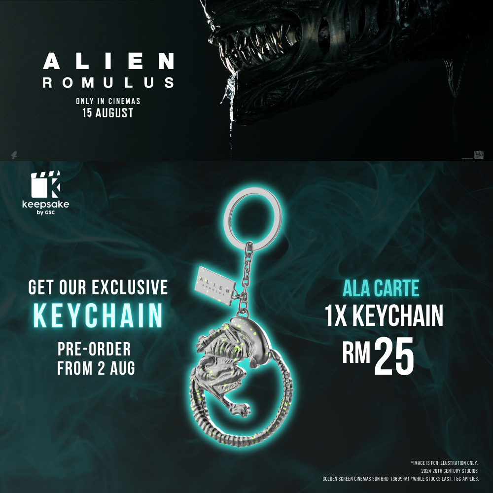 GSC Exclusive : Alien Romulus Keychain (Est. Delivery & Pickup 12 Aug Onwards)