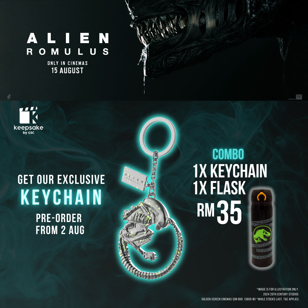 GSC Exclusive : Alien Romulus Keychain (Est. Delivery & Pickup 12 Aug Onwards)