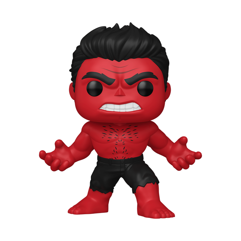 FUNKO POP! Super Captain America Brave New World Red Hulk Super Sized 6"