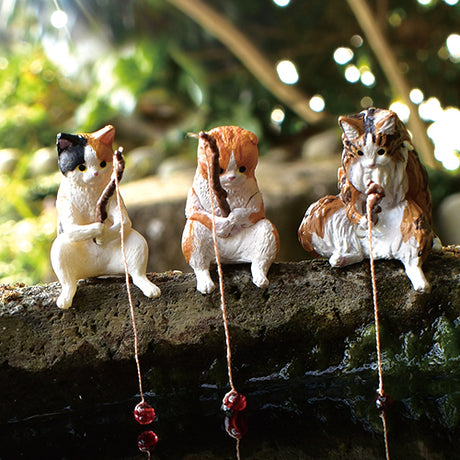 Yell Capsule Toy - Fishing Day - Cats Leisure Time