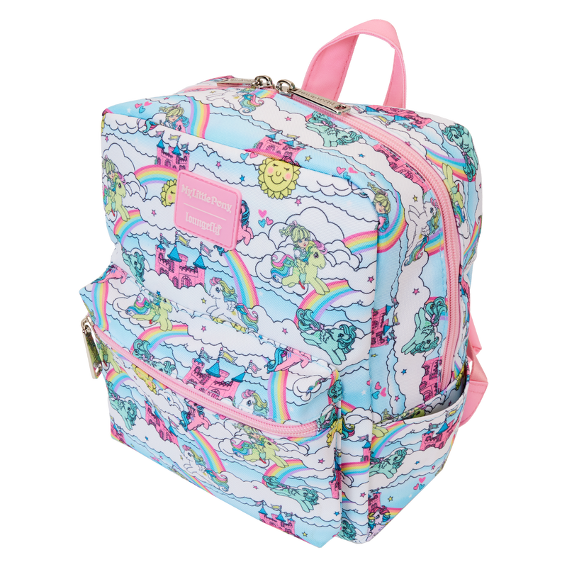 Loungefly : My Little Pony Sky Scene All-Over Print Nylon Square Mini Backpack