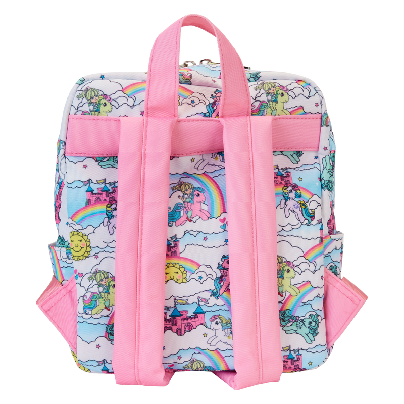 Loungefly : My Little Pony Sky Scene All-Over Print Nylon Square Mini Backpack