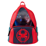 Loungefly : Spider-Verse Miles Morales Hoodie Cosplay Lenticular Mini Backpack