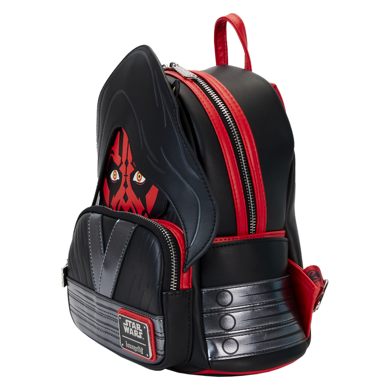 Loungefly : Star Wars: The Phantom Menace 25th Anniversary Darth Maul Glow Cosplay Mini Backpack