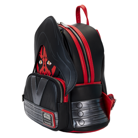 Loungefly : Star Wars: The Phantom Menace 25th Anniversary Darth Maul Glow Cosplay Mini Backpack