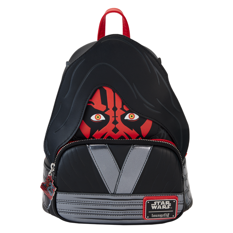 Loungefly : Star Wars: The Phantom Menace 25th Anniversary Darth Maul Glow Cosplay Mini Backpack