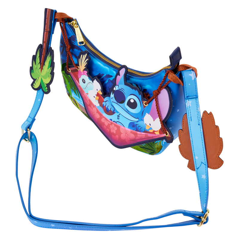 Loungefly : Stitch Camping Cuties Crossbody Bag