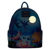 Loungefly : Stitch Camping Cuties Glow Mini Backpack