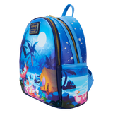 Loungefly : Stitch Camping Cuties Glow Mini Backpack