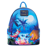 Loungefly : Stitch Camping Cuties Glow Mini Backpack