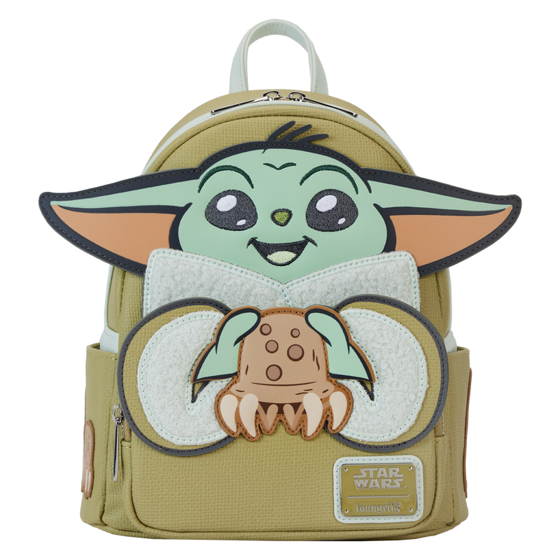 Loungefly : The Mandalorian Grogu & Crabbies Cosplay Mini Backpack