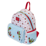 Loungefly : Strawberry Shortcake Denim Pocket Mini Backpack