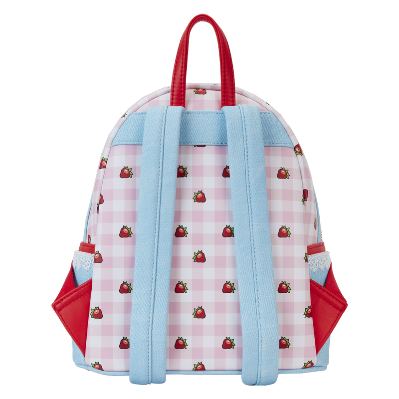 Loungefly : Strawberry Shortcake Denim Pocket Mini Backpack