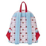 Loungefly : Strawberry Shortcake Denim Pocket Mini Backpack