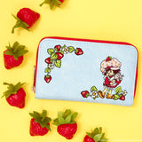 Loungefly : Strawberry Shortcake Denim Zip Around Wallet