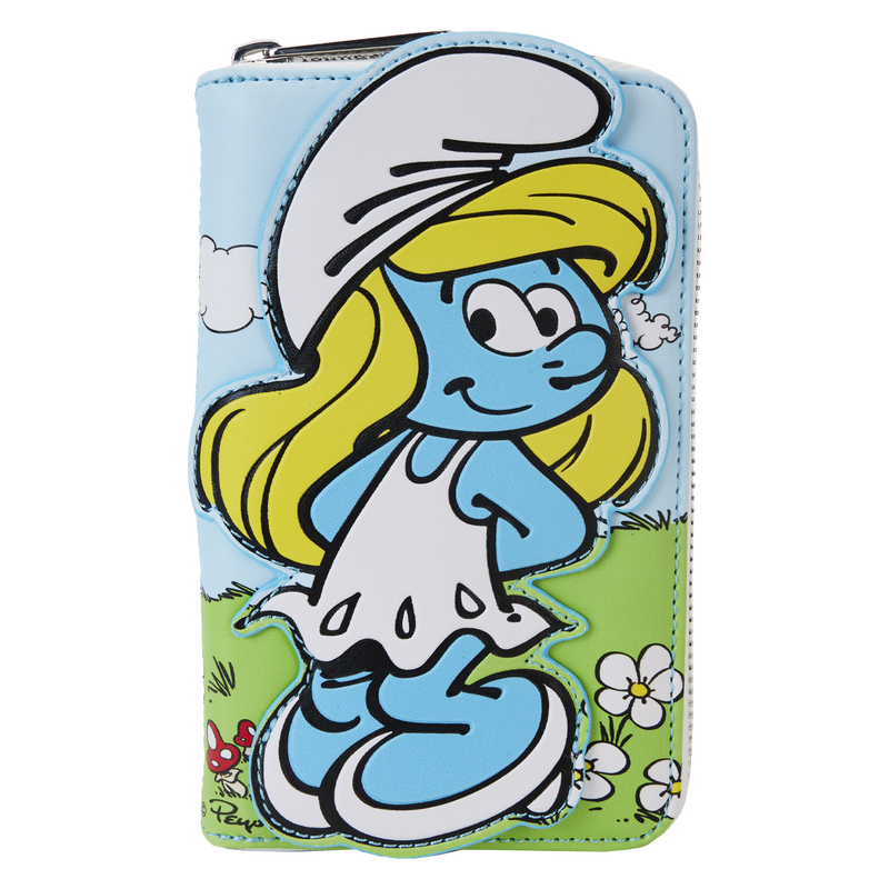 Loungefly : The Smurfs™ Smurfette™ Cosplay Zip Around Wallet