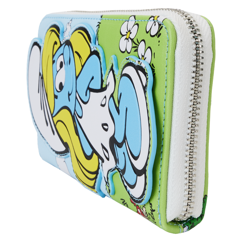 Loungefly : The Smurfs™ Smurfette™ Cosplay Zip Around Wallet