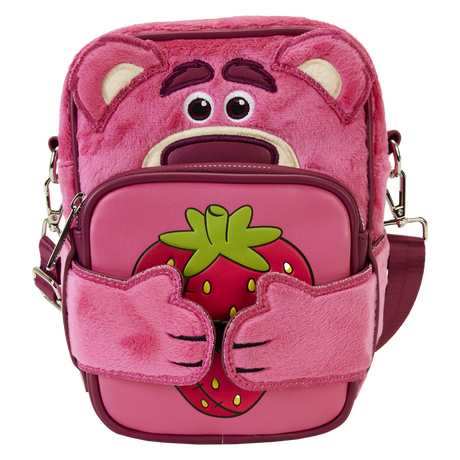 Loungefly : Toy Story Lotso Plush Crossbuddies™ Cosplay Crossbody Bag with Coin Bag