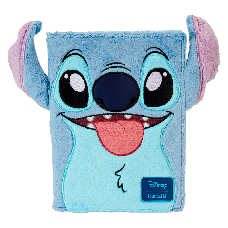 Loungefly : Stitch Plush Sherpa Cosplay Refillable Stationery Journal