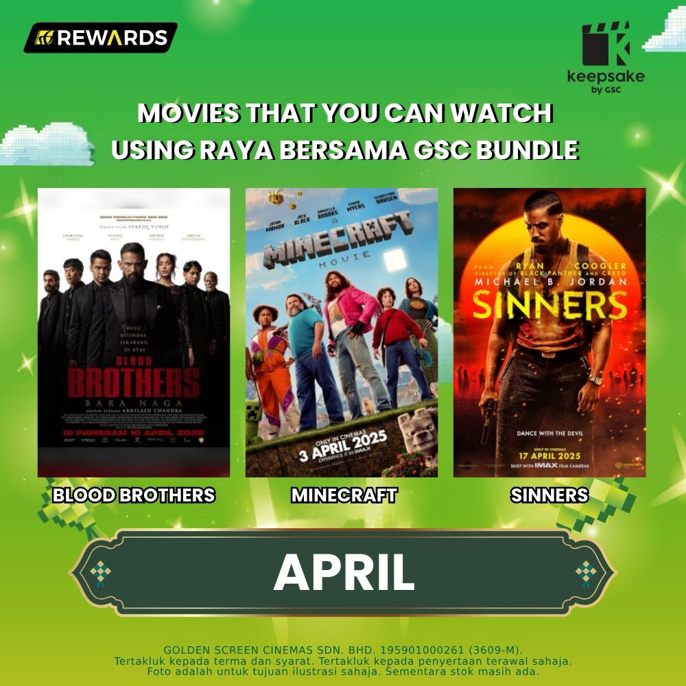 RAYA BERSAMA GSC 4-Tickets Bundle