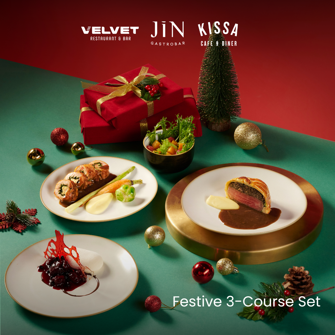 Maybank Comfort Cabin/Escape Studio Pass & Kissa Sparked Indulgence 3-Course Festive Set at TRX