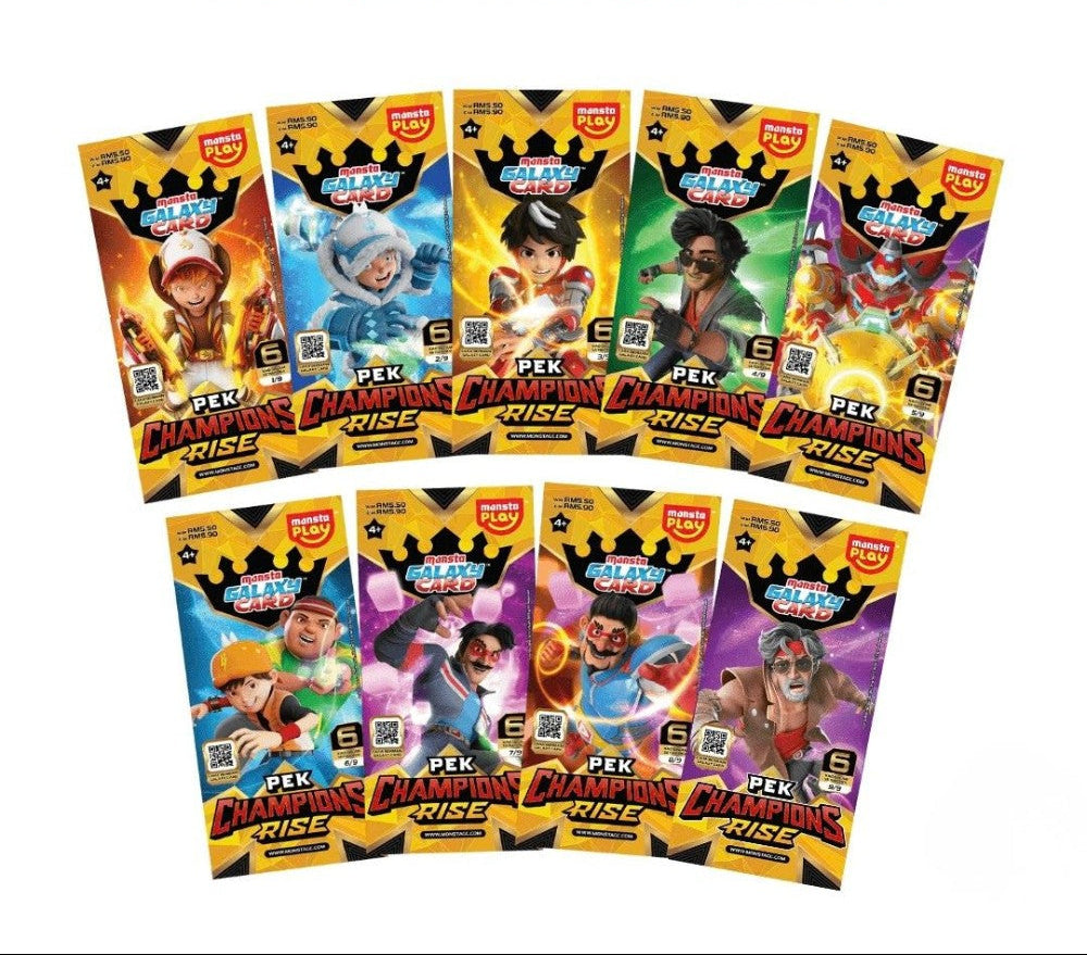 Monsta Galaxy Card : Pek Champion Rise