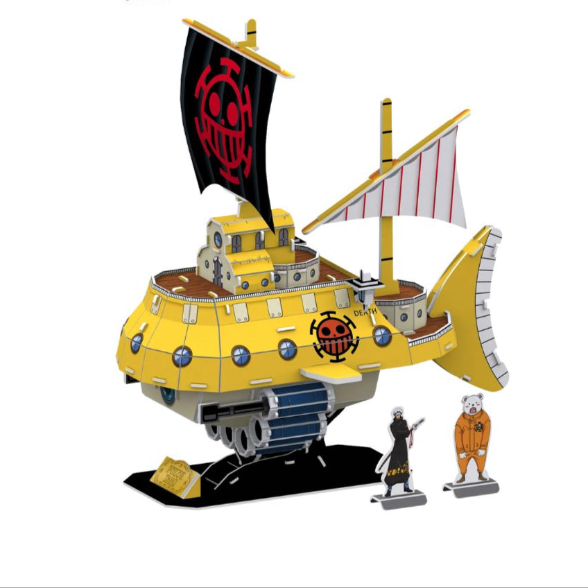 Cubic Fun 3D Puzzle One Piece - Trafalgar-Law's Submarine