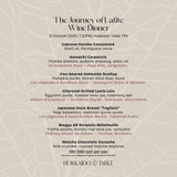 The Journey of Lafite Pairing Dinner