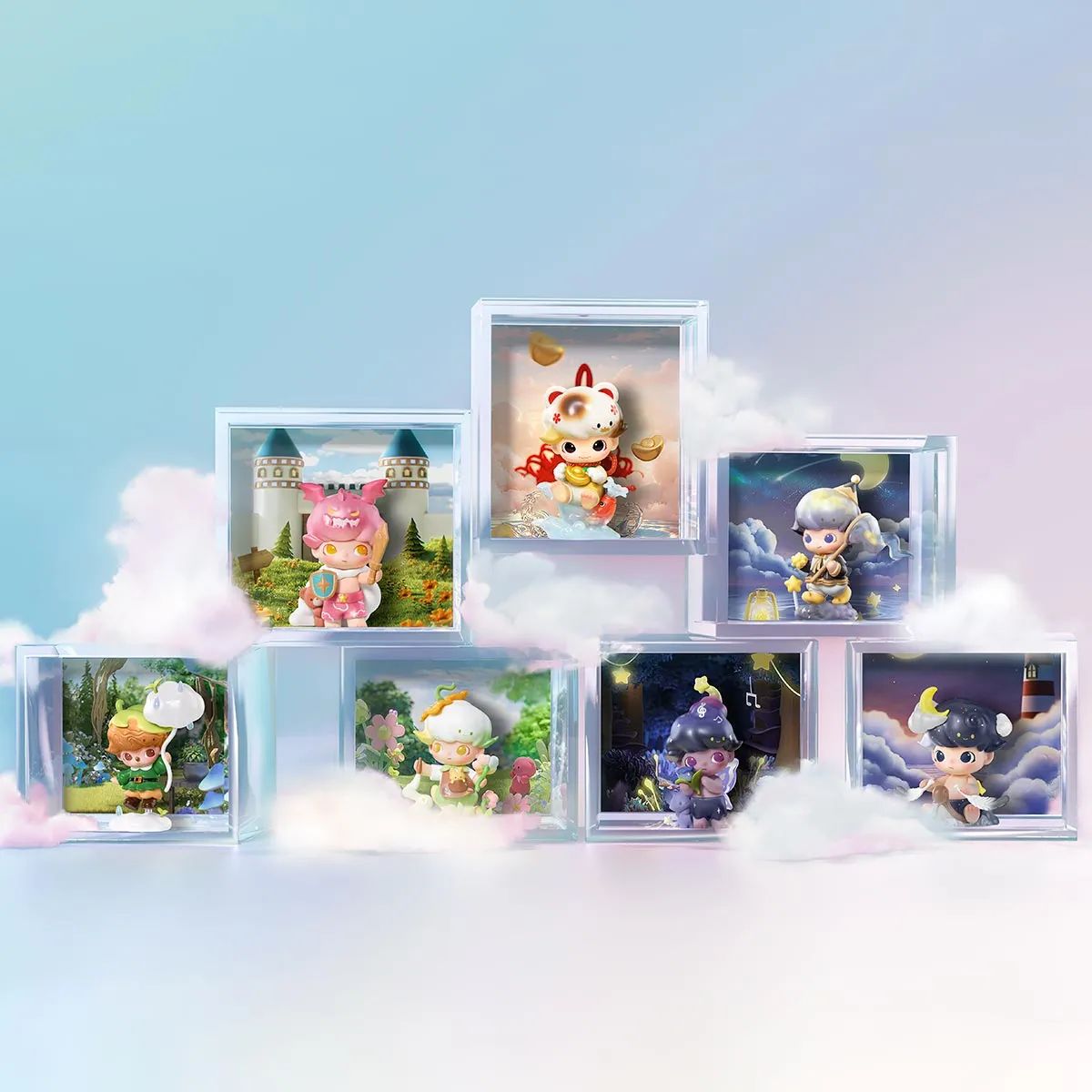 DIMOO Weaving Wonders シリーズ5点セット DIMOO Weaving Wonders Series Figures