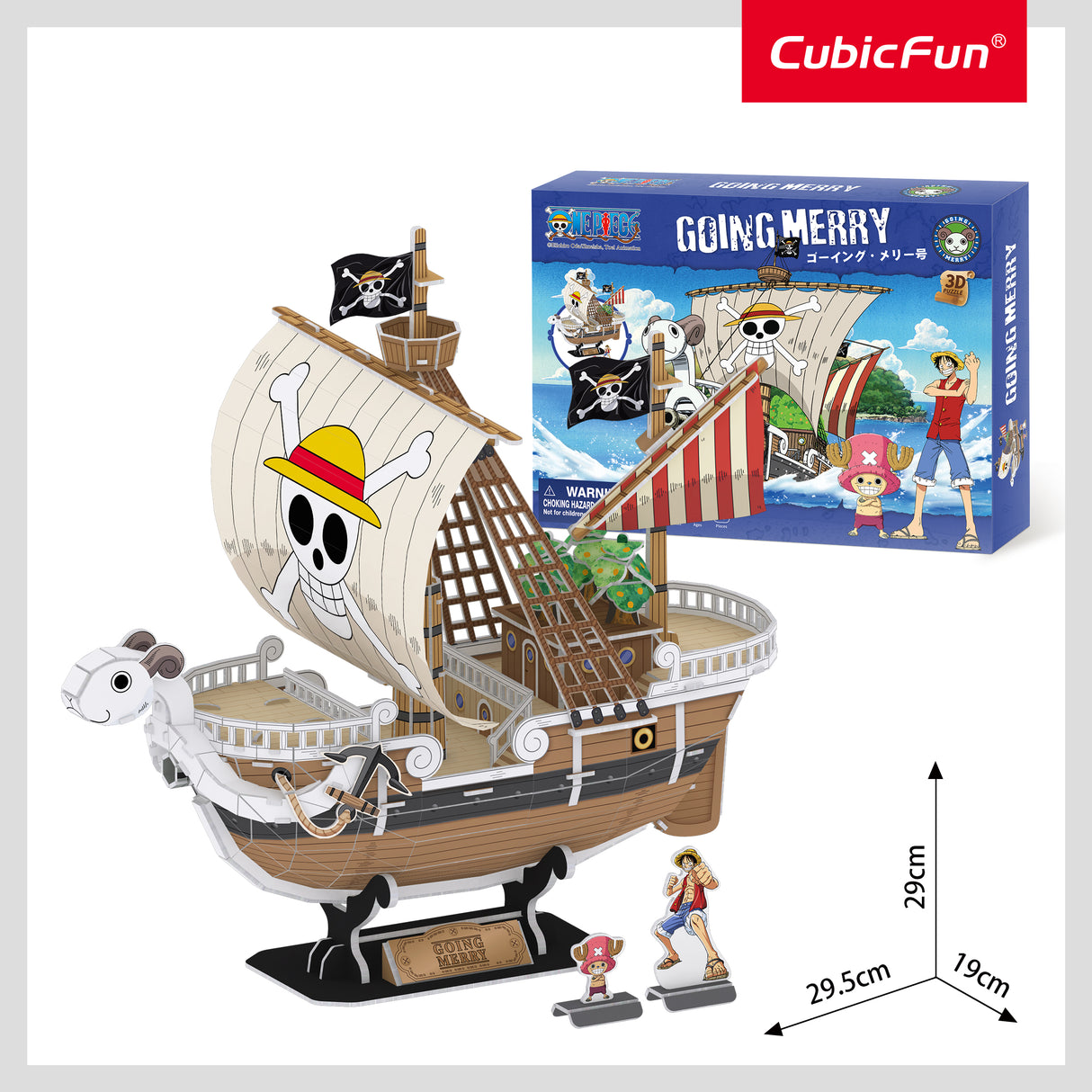 Cubic Fun 3D Puzzle One Piece - Going Merry