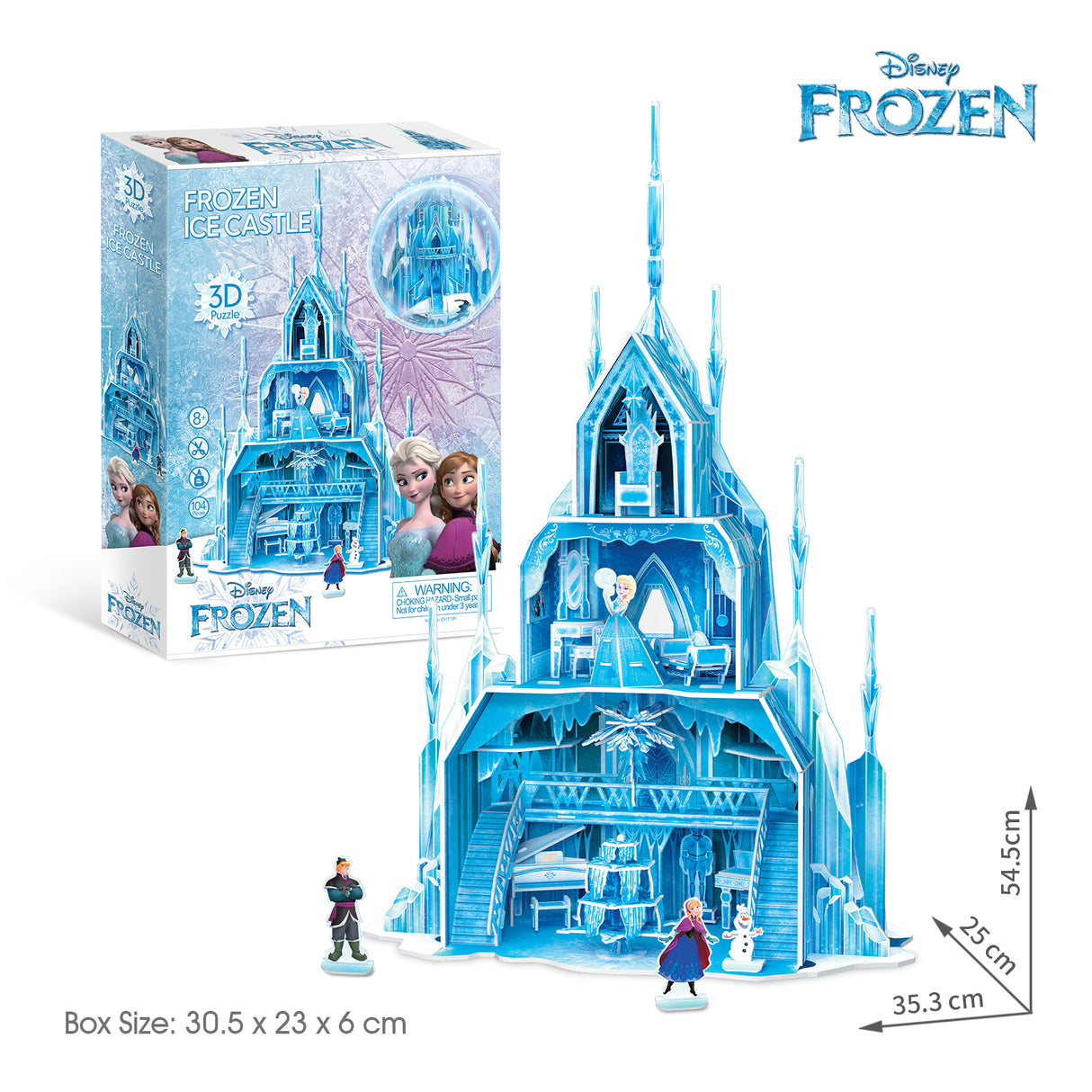 Cubic Fun 3D Puzzle Frozen Ice Castle