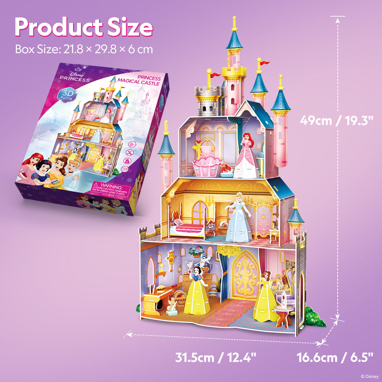 Cubic Fun 3D Puzzle Princess Magical Castle