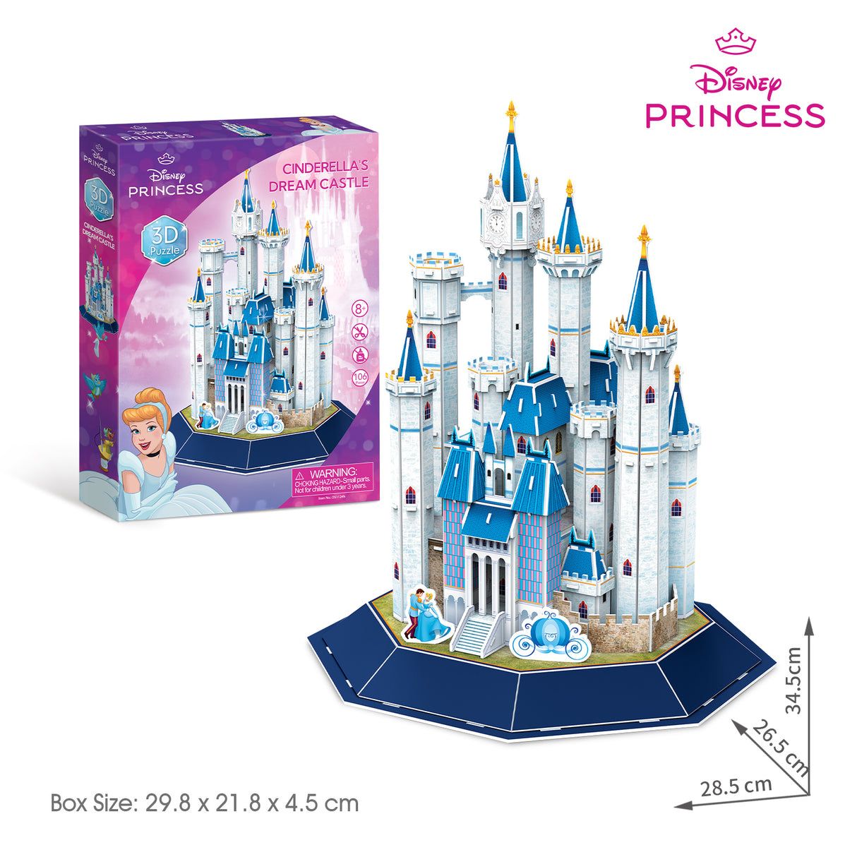 Cubic Fun 3D Puzzle Cinderella's Dream Castle