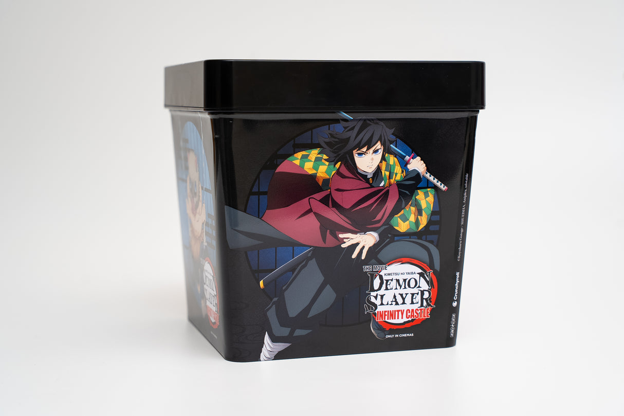[PRE-ORDER] GSC Exclusive Demon Slayer 130oz Square Popcorn Tin with Infinity LED Lid