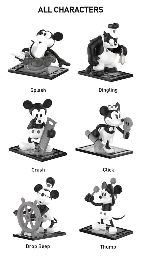 Disney Steamboat Willie Series Figures