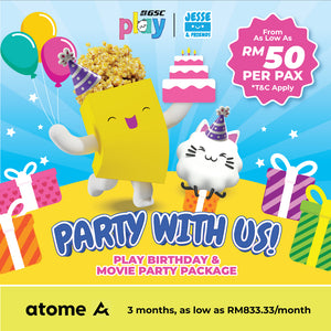 GSC Play Birthday & Movie Party Packages