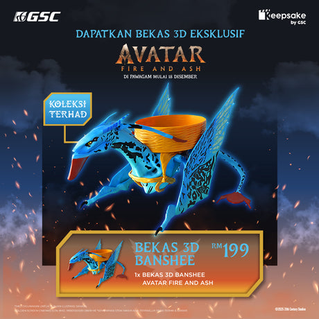 GSC Exclusive Avatar: Fire & Ash Banshee 3D Container