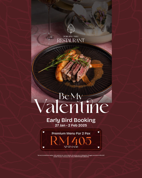 Early Bird Valentine’s Day Menu (14-16 Feb 2025)