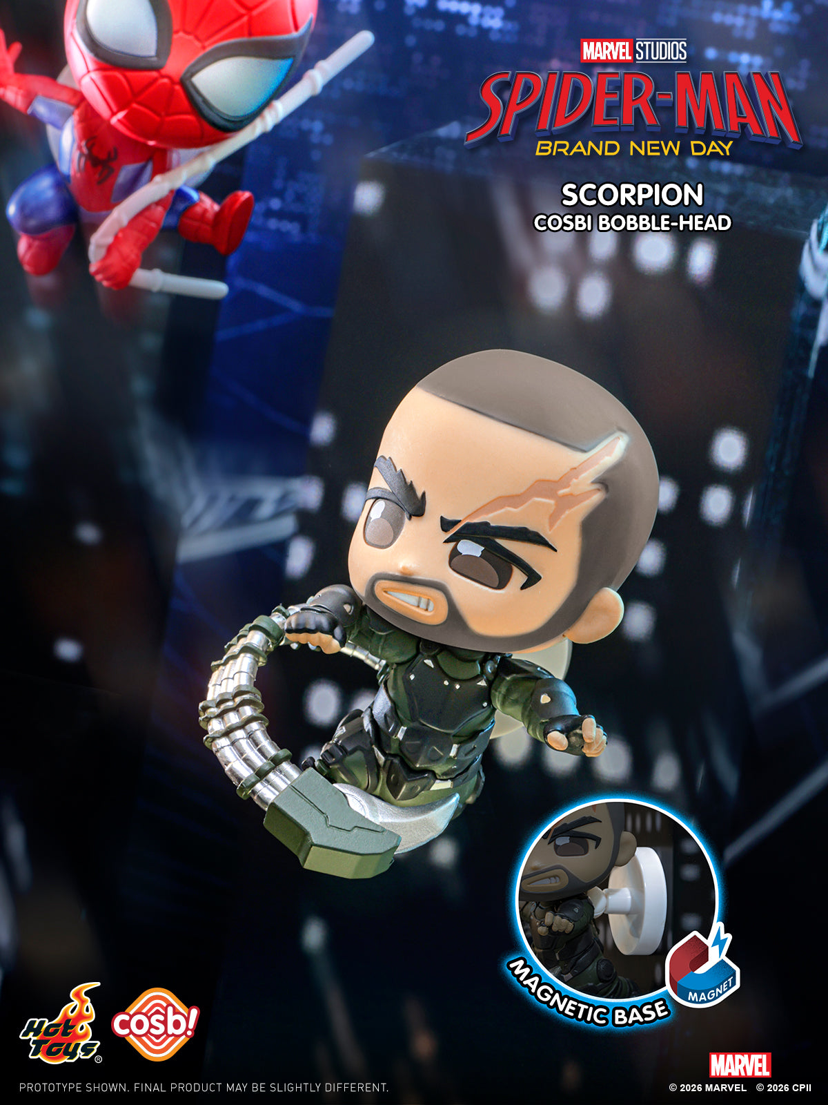 Hot Toys Cosbi Spider-Man Bobble-Head Blind Box (Assorted)