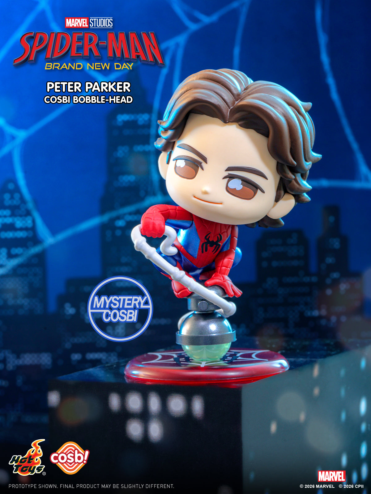 Hot Toys Cosbi Spider-Man Bobble-Head Blind Box (Assorted)